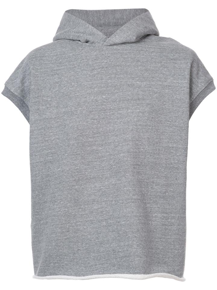 Fear Of God Cap Sleeve Hoodie - Grey