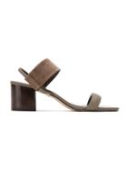 Egrey Leather Sandals - Brown