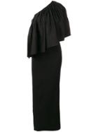 Solace London Lison One-shoulder Gown - Black