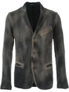 Avant Toi Distressed Knit Blazer