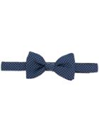Lanvin Micro Print Bow Tie - Blue