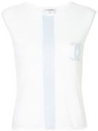 Chanel Pre-owned Chanel Sleeveless Top - White