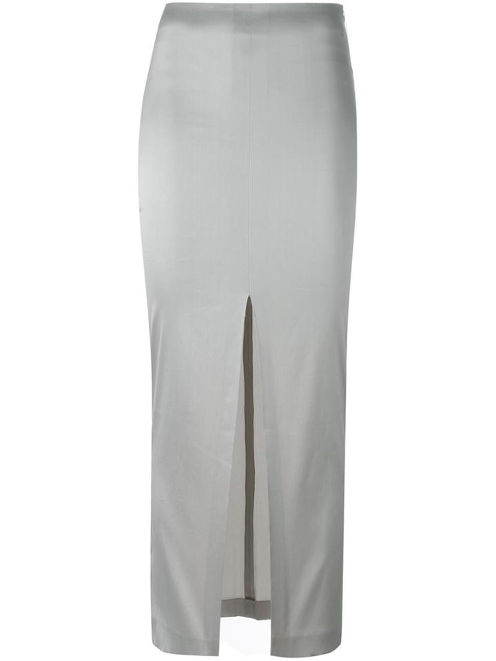 Romeo Gigli Vintage Front Slit Maxi Skirt