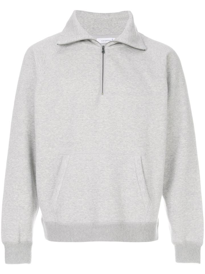 The North Face Zip Neck Jumper - Grey