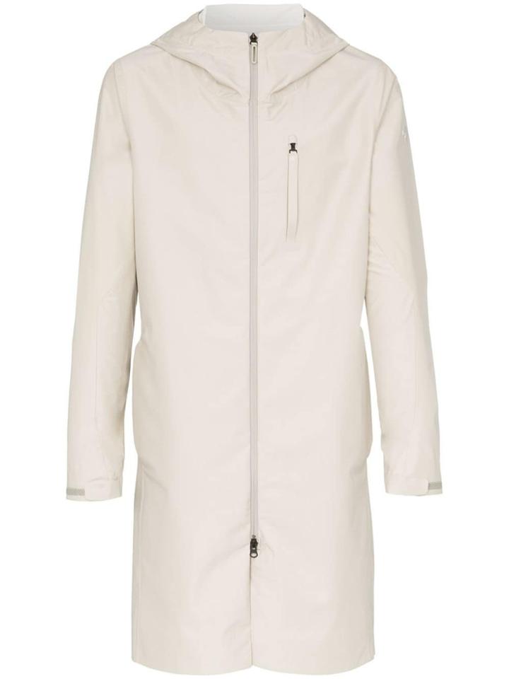 Descente Allterrain Zip-up Hooded Rain Coat - Neutrals