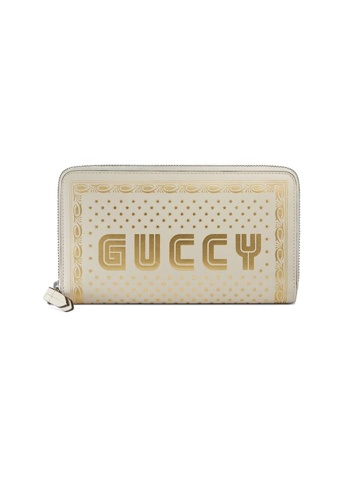 Gucci Guccy Zip Around Wallet - Nude & Neutrals