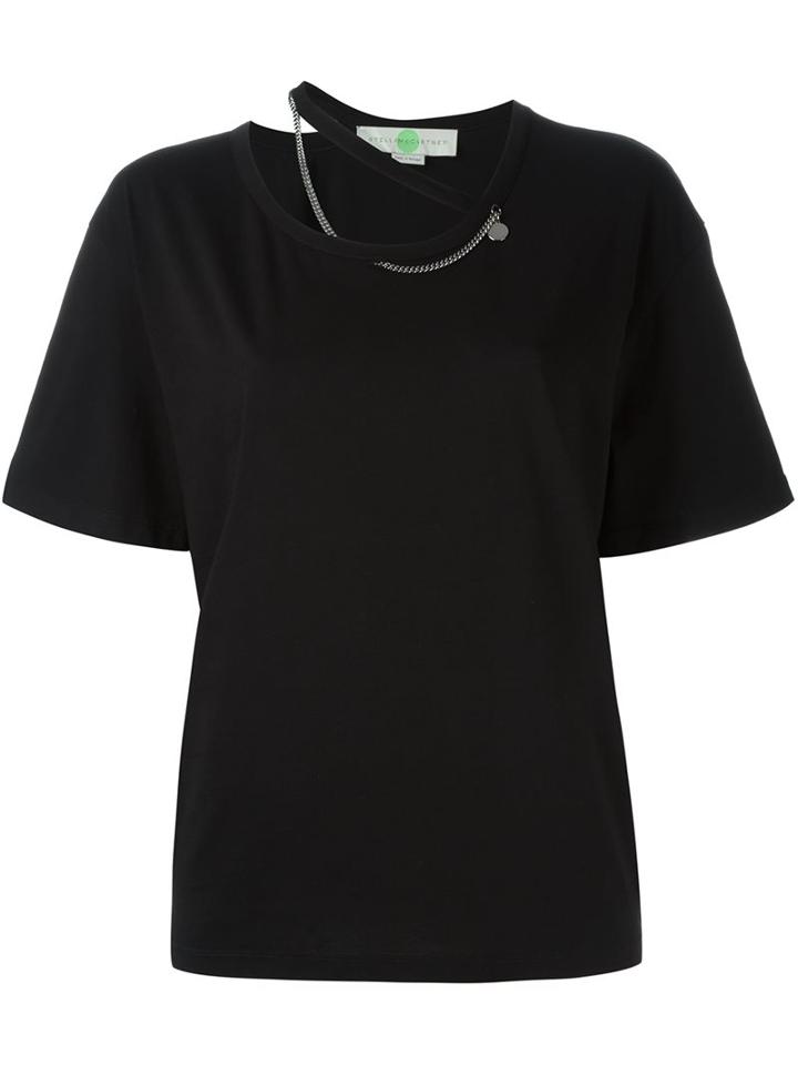 Stella Mccartney 'falabella' Neckline Chain T-shirt