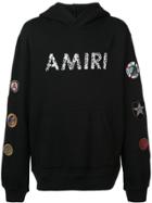 Amiri Amiri Print Hoodie - Black