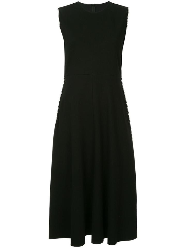 Le Ciel Bleu Ball Chain Trim Dress - Black