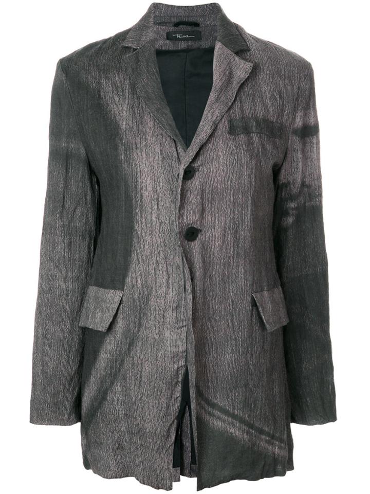 Barbara Bologna Wrinkled Blazer - Grey