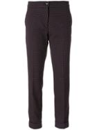 Etro Geometric Pattern Cropped Trousers - Black