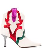 Marc Ellis Contrast Panel Booties - Neutrals