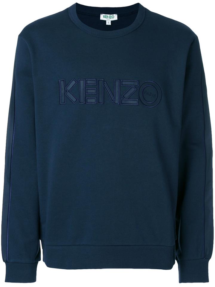Kenzo Crew Neck Jersey Pullover - Blue