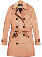 Burberry Wool Cashmere Trench Coat - Nude & Neutrals