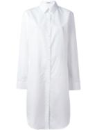 Jil Sander Midi Shirt Dress, Women's, Size: 36, White, Cotton