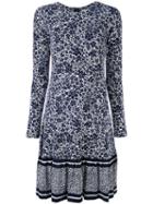 Michael Michael Kors - Floral Print Dress - Women - Polyester/spandex/elastane - M, White, Polyester/spandex/elastane