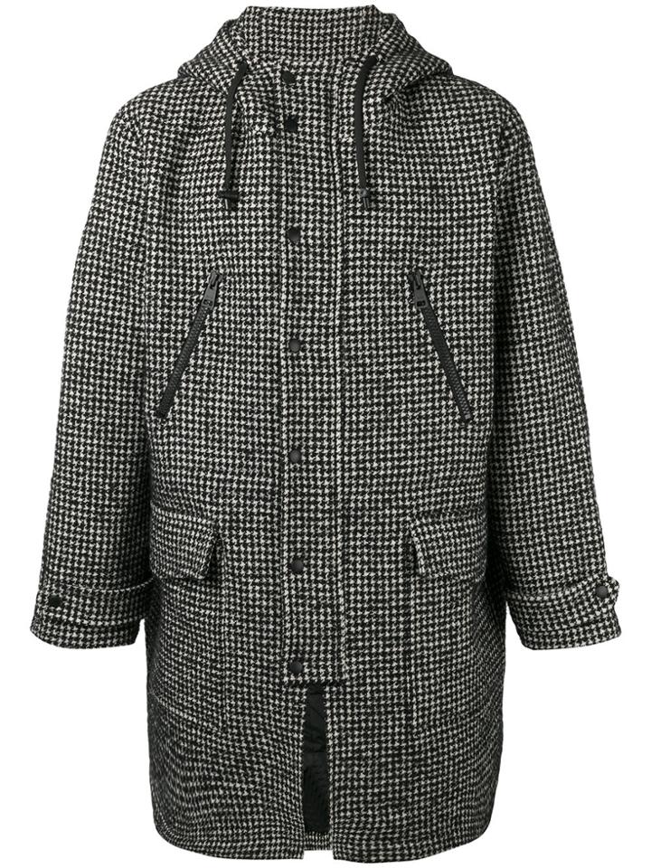 Ami Alexandre Mattiussi Long Rain Coat - Black