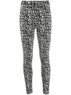 Moncler Grenoble Logo Printed Leggings - Black