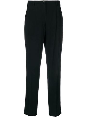Jil Sander Vintage Pleated Tapered Trousers - Blue