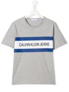Calvin Klein Kids Teen Printed Logo T-shirt - Grey