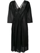Zucca Crochet Detail Dress - Black
