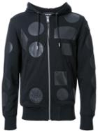 Diesel Multi Patch Hoodie, Men's, Size: Medium, Black, Cotton