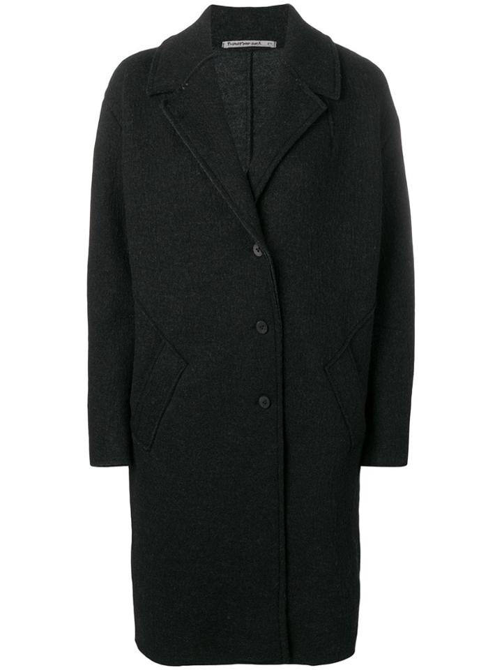 Transit Loose-fit Coat - Black