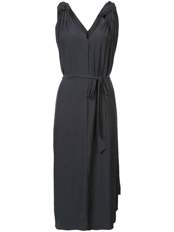 Smythe - Knot Dress - Women - Polyester - L, Black, Polyester