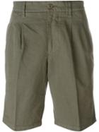 Aspesi Chino Shorts, Men's, Size: 52, Green, Cotton/linen/flax