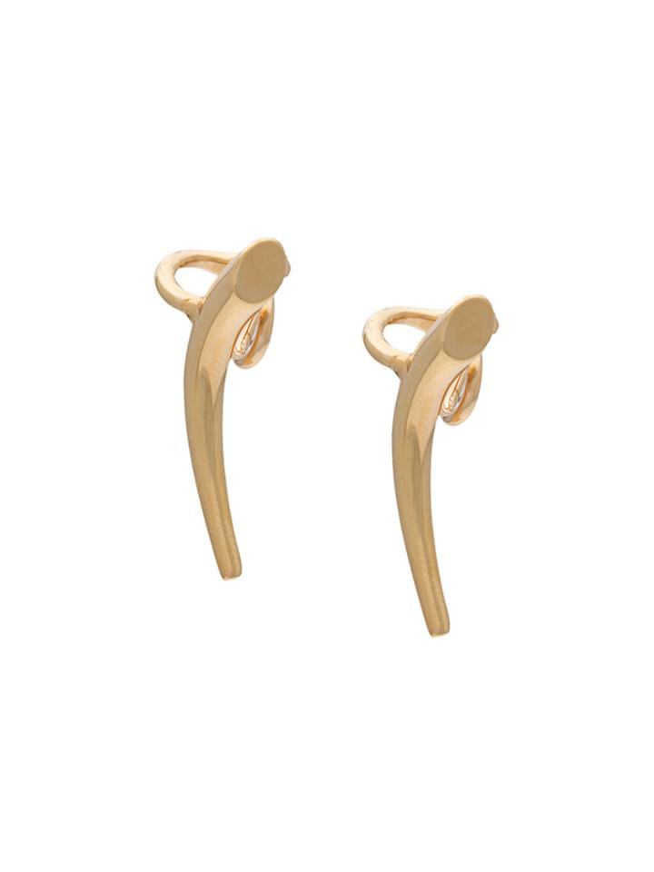 Charlotte Chesnais Helix Clip Earrings - Metallic