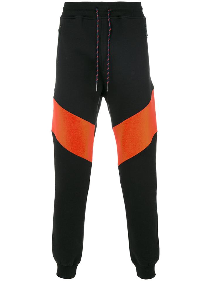 Diesel Panelled Track Pants - Black