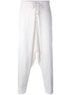 Greg Lauren - Gaberdine Drop-crotch Trousers - Men - Cotton - 2, Nude/neutrals, Cotton