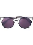 Yohji Yamamoto Cat Eye Sunglasses - Pink & Purple