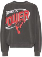 Willy Chavarria Resistance Is Power Barranco Sweatshirt - Grey