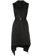 Maison Mihara Yasuhiro Draped V-neck Dress - Black