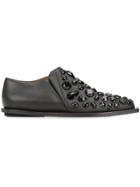 Marni Embellished Loafers - Black