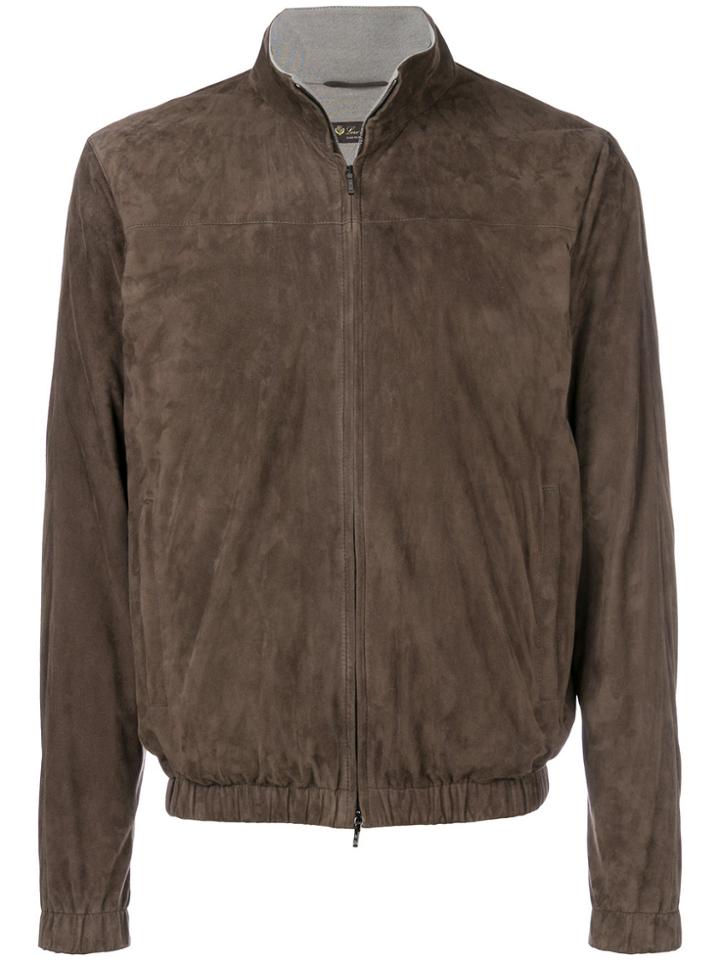 Loro Piana Fitted Lightweight Jacket - Brown