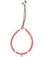 Catherine Michiels Mini Drop Bracelet, Women's, Red
