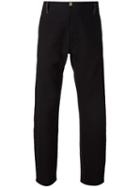 A Diciannoveventitre Wide Leg Trousers, Men's, Size: 50, Black, Linen/flax/wool