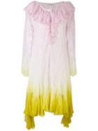 Philosophy Di Lorenzo Serafini - Dip Dye Dress - Women - Polyester - 40, Pink/purple, Polyester