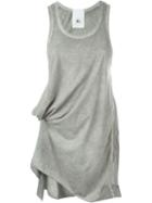 Lost & Found Rooms Cut-out Draped Tank Top, Women's, Size: Small, Grey, Cotton
