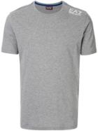 Ea7 Emporio Armani Logo Print T-shirt - Brown