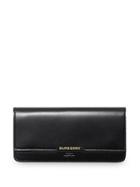 Burberry Horseferry Embossed Leather Continental Wallet - Black