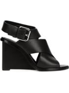 Alexander Wang Elisa Sandals, Women's, Size: 37, Black, Calf Leather/leather