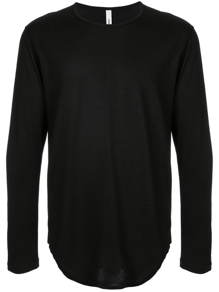Attachment Round Neck Jumper - Black