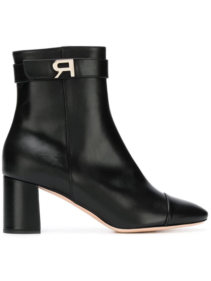 Rochas Rochas Ro31085a8150 999 Noir/or Furs & Skins->calf Leather -