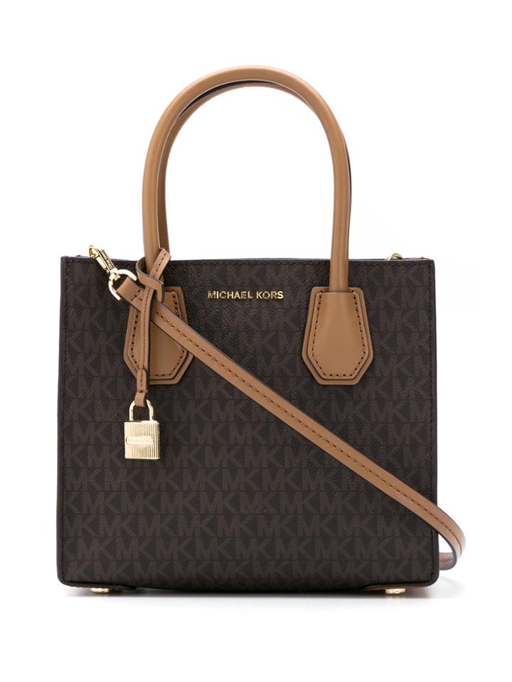 Michael Michael Kors Mercer Logo Tote - Black