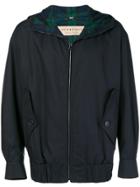 Burberry Hooded Lightweight Jacket - Blue