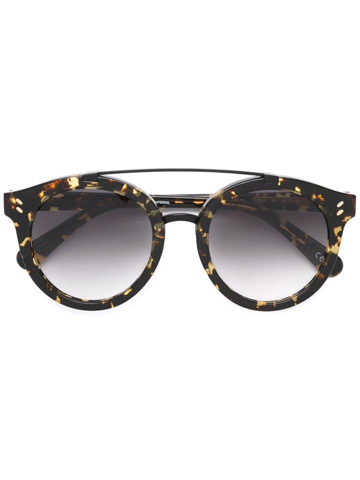 Stella Mccartney Eyewear Round Gradient Sunglasses - Brown