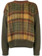 Dsquared2 Checked Knit Jumper - Brown